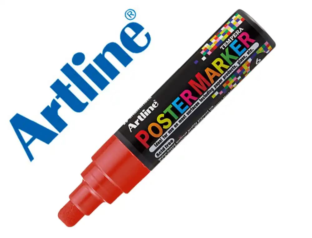Rotulador artline poster marker epp-6-ama fluo punta redonda 6 mm