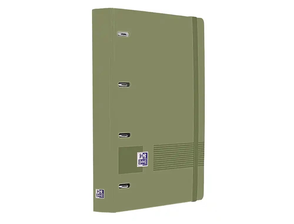 Carpeta 4 anillas oxford europeanbinder live&go tapa polifoam din a4 + recambio 120 hojas cuadro 5 mm