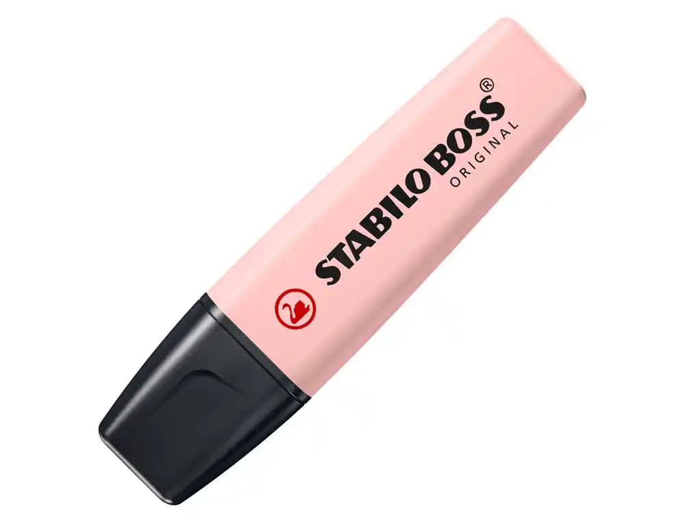 Rotulador stabilo boss fluorescente nature colors wildflower edition borgoña
