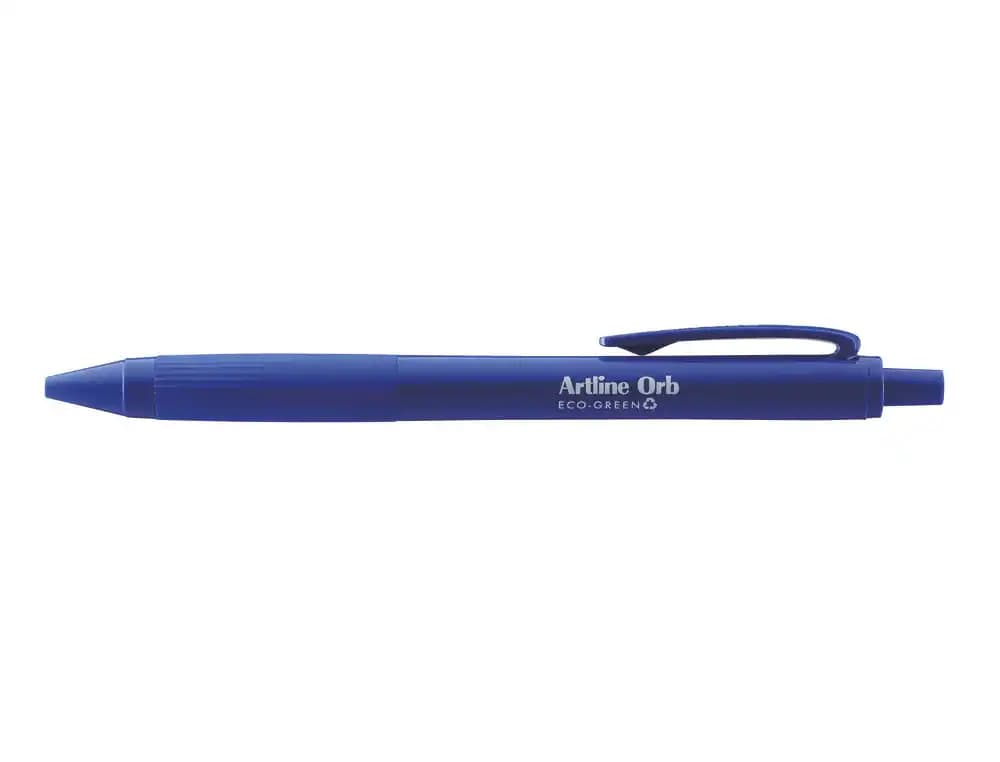 Boligrafo artline orb eco green retractil 1 mm
