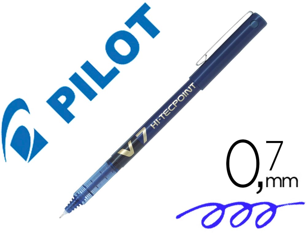 Pilot Rotulador pilot punta aguja v-7 0.7 mm