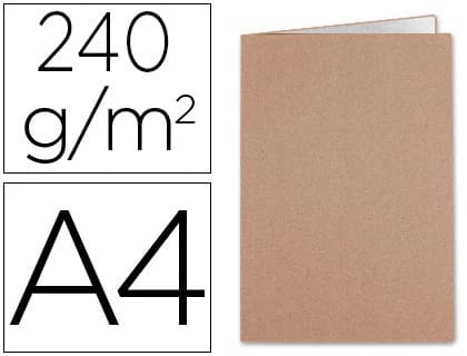 Subcarpeta liderpapel kraft interior 240g/m2