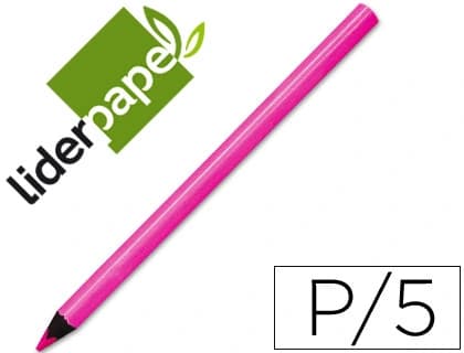 Lapices fluorescente liderpapel jumbo neon
