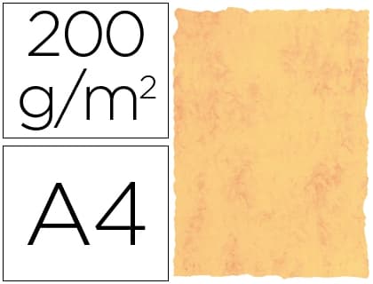 Papel pergamino din a4 200 gr paquete de 25 hojas