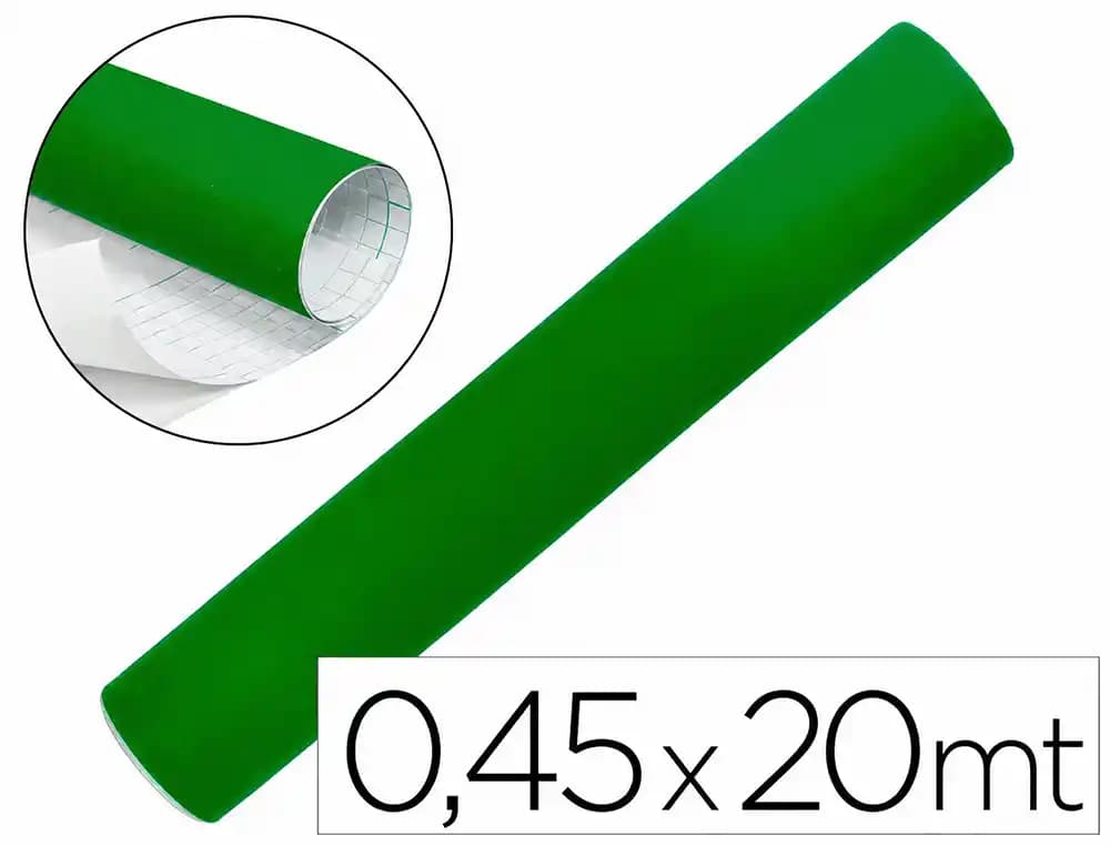 Rollo adhesivo liderpapel rollo de 0,45 x 20 m 100 mc