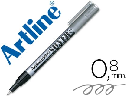 Rotulador artline marcador permanente tinta metalica ek-999 punta redonda 0.8 mm