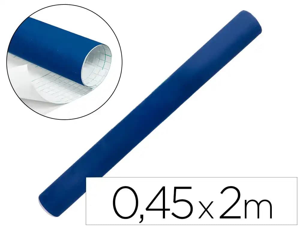 Rollo adhesivo liderpapel unicolor brillo rollo de 0,45 x 2 m