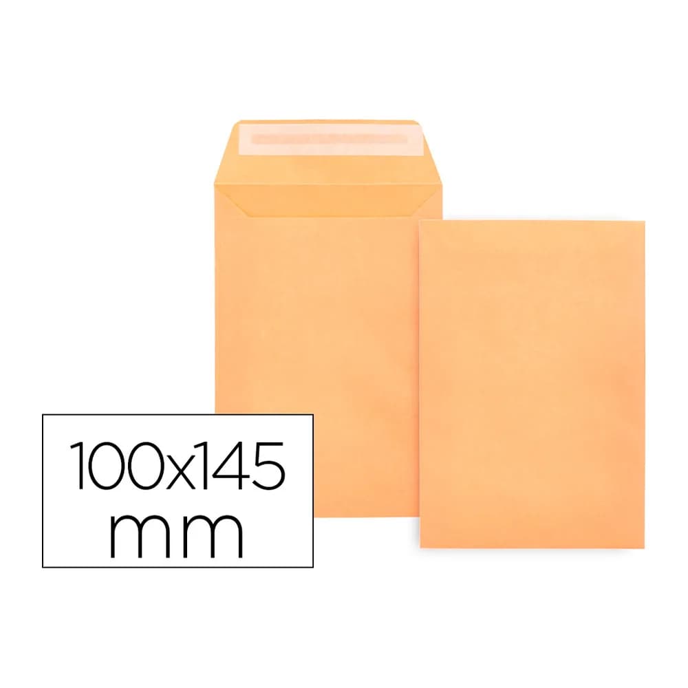 Liderpapel Sobre liderpapel bolsa n.0 cel caña salarios 100x145mm tira silicona caja de 1000 unidades