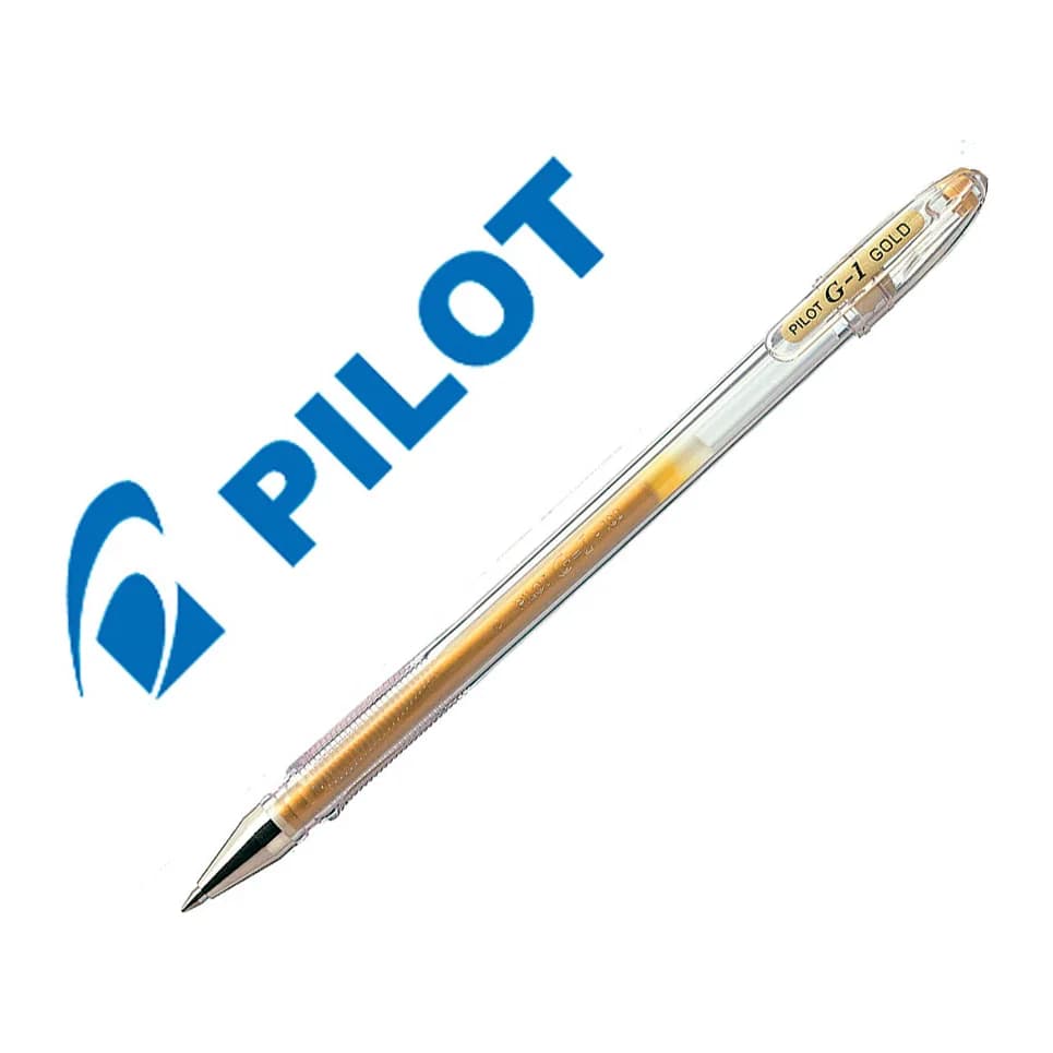 Pilot Boligrafo pilot g1 tinta gel oro