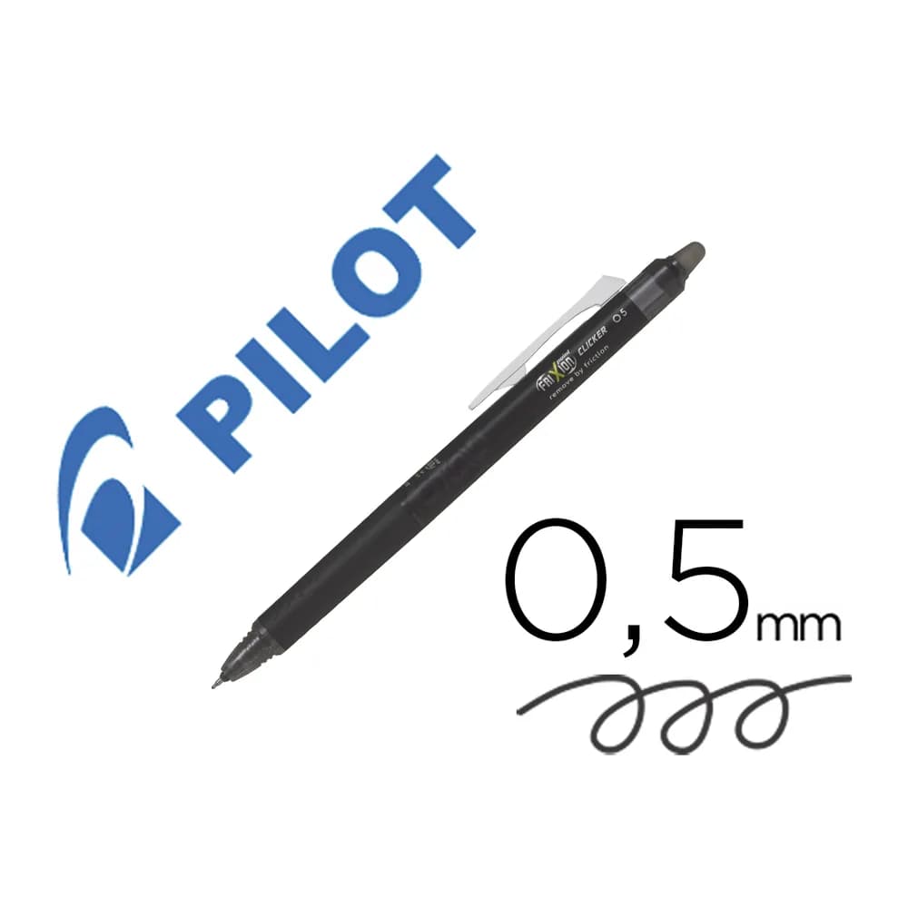 Boligrafo pilot frixion point clicker borrable 0,5 mm