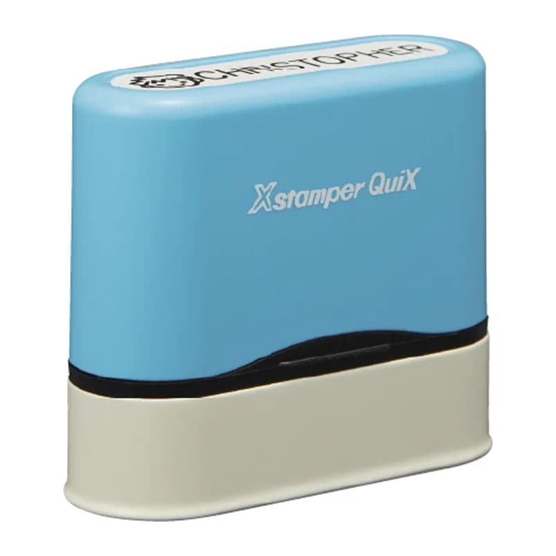 Sello x stamper quix nombre personalizable 9,5x46 mm qn41