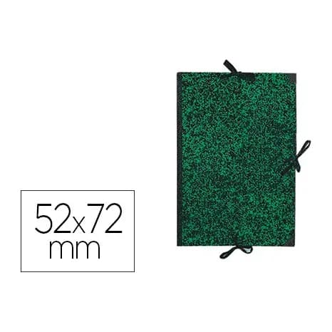 Canson Carpeta dibujo canson classic 52x72 cm con lazos marmol verde