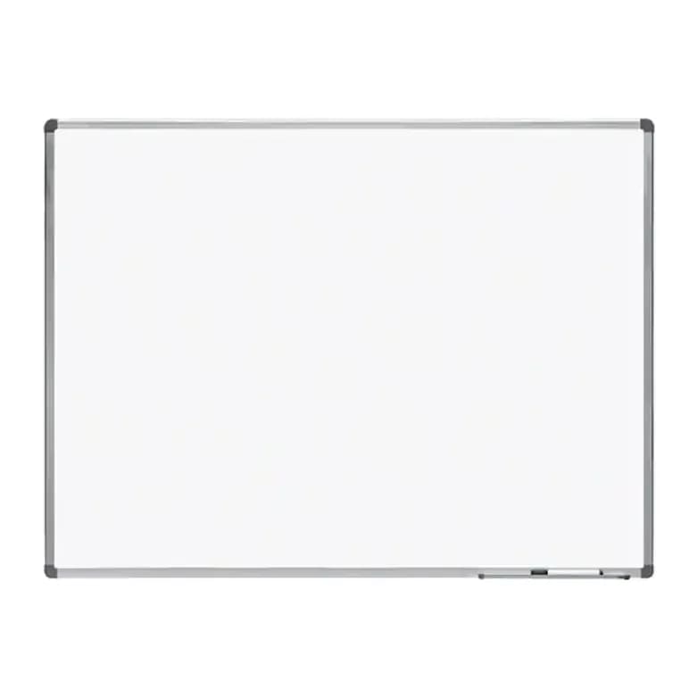 Rocada Pizarra blanca rocada acero vitrificado magnetico marco aluminio y cantoneras pvc 120x90 cm incluye bandeja