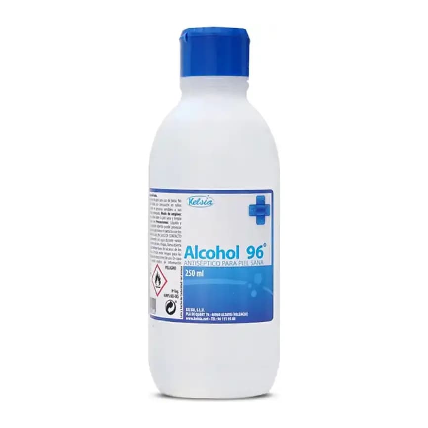 Mpl Alcohol kelsia vaza de 96º bote de 250 ml