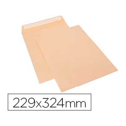 Sam Sobre sam bolsa celulosa chamoix 90 gr tira de silicona 229x324 mm tira silicona caja 250 unidades