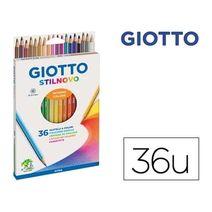 Giotto Lapices de colores giotto stilnovo caja de 36 colores surtidos