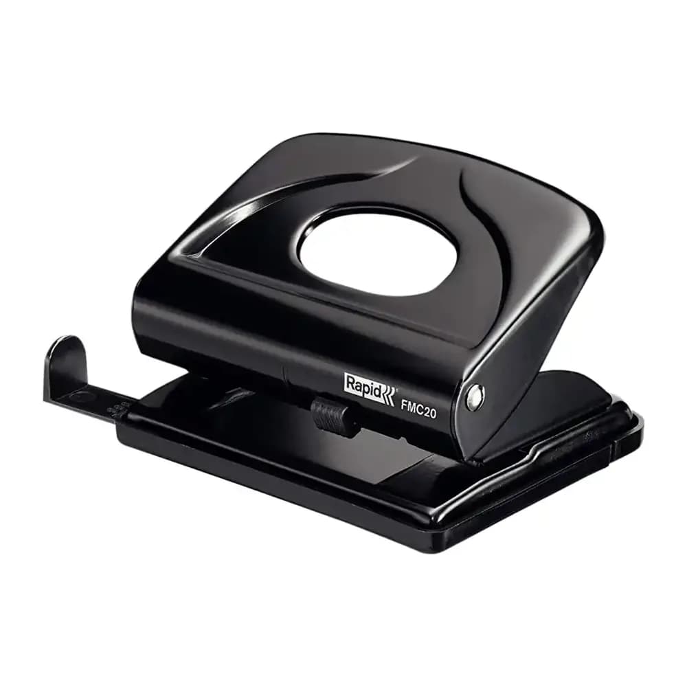 Rapid Taladrador rapid fmc20 metalico color negro capacidad 20 hojas