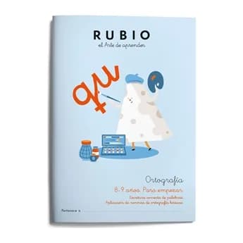 Rubio Cuaderno rubio ortografia 8-9 años para empezar