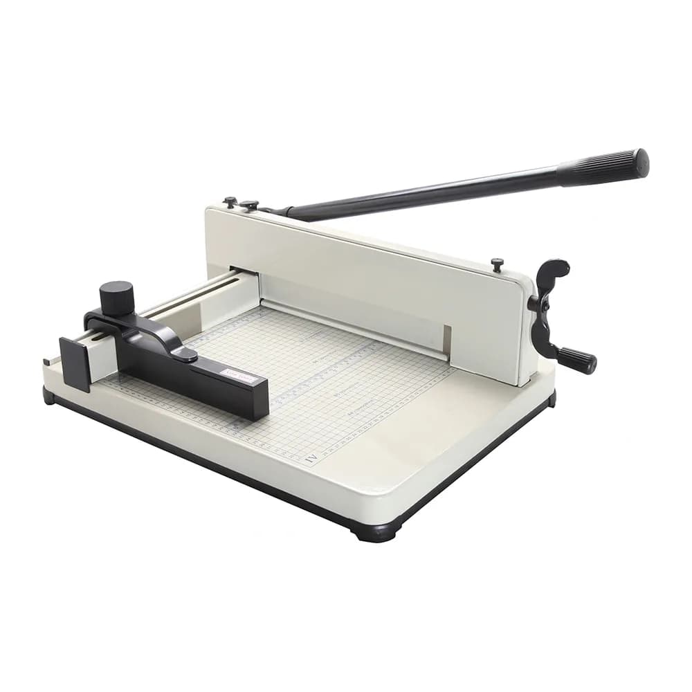 Q-connect Guillotina q-connect kf16916 manual profesional largo del corte 330 mm capacidad 400 hojas