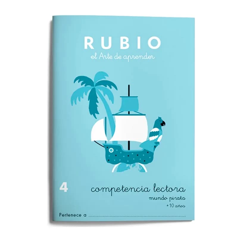 Rubio Cuaderno rubio competencia lectora 4 mundo pirata