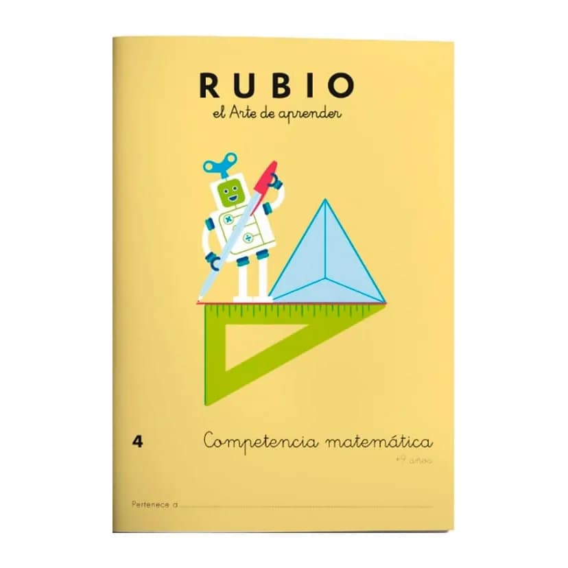 Rubio Cuaderno rubio competencia matematica 4