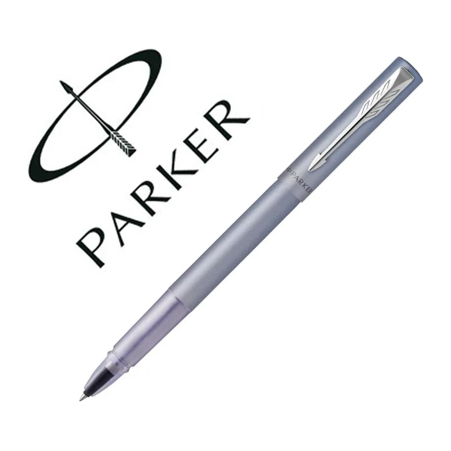 Parker Roller parker vector xl silver blue punta fina
