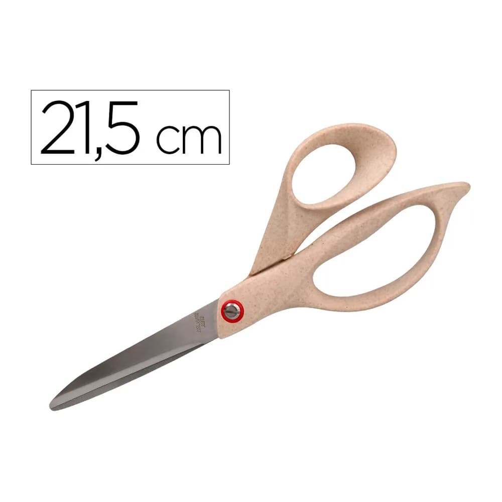 Liderpapel Tijera oficina liderpapel acero inoxidable mango eco material 8\" 21,5 cm en blister