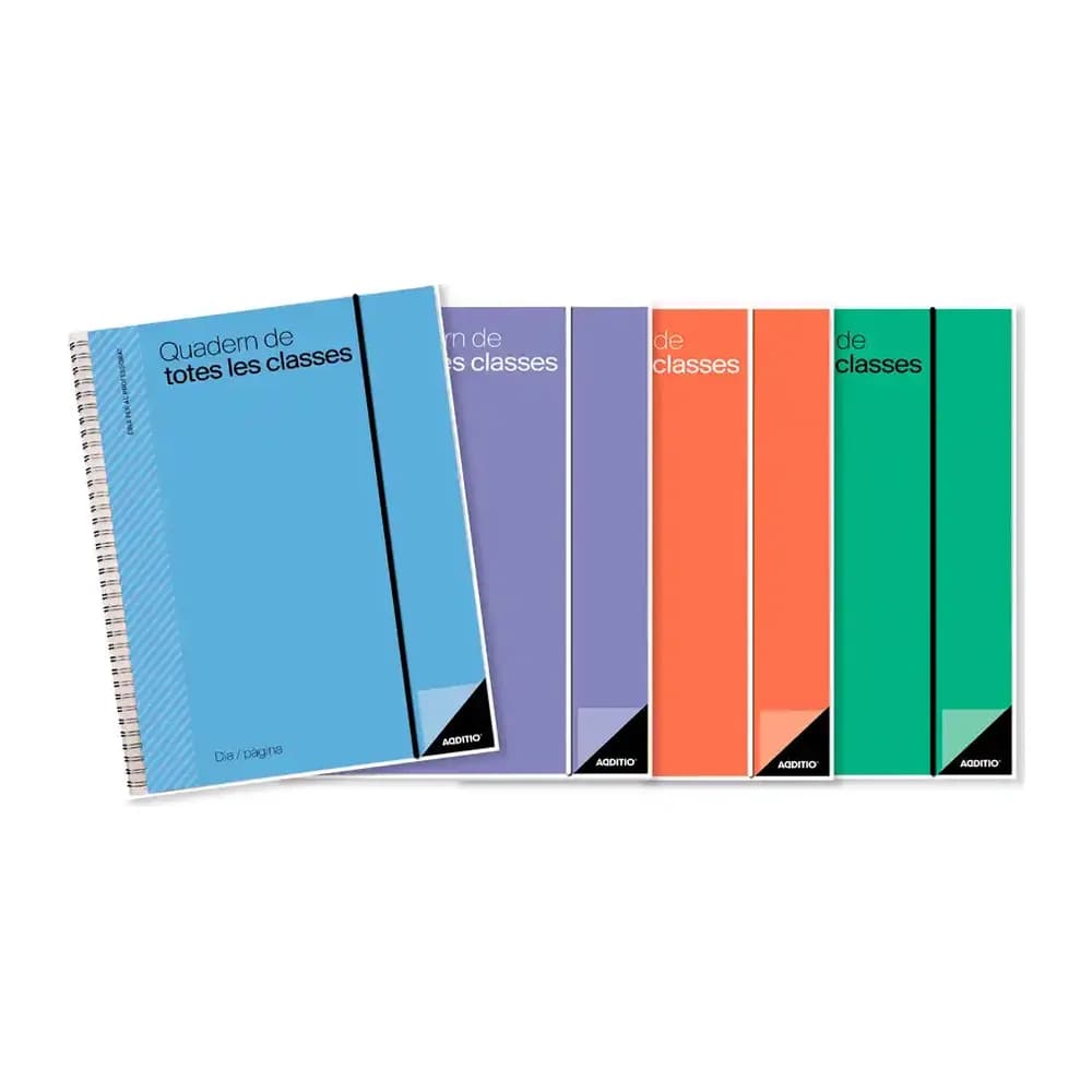 Additio Cuaderno de todas las clases catalan additio planificacion dia pagina evolucion continua