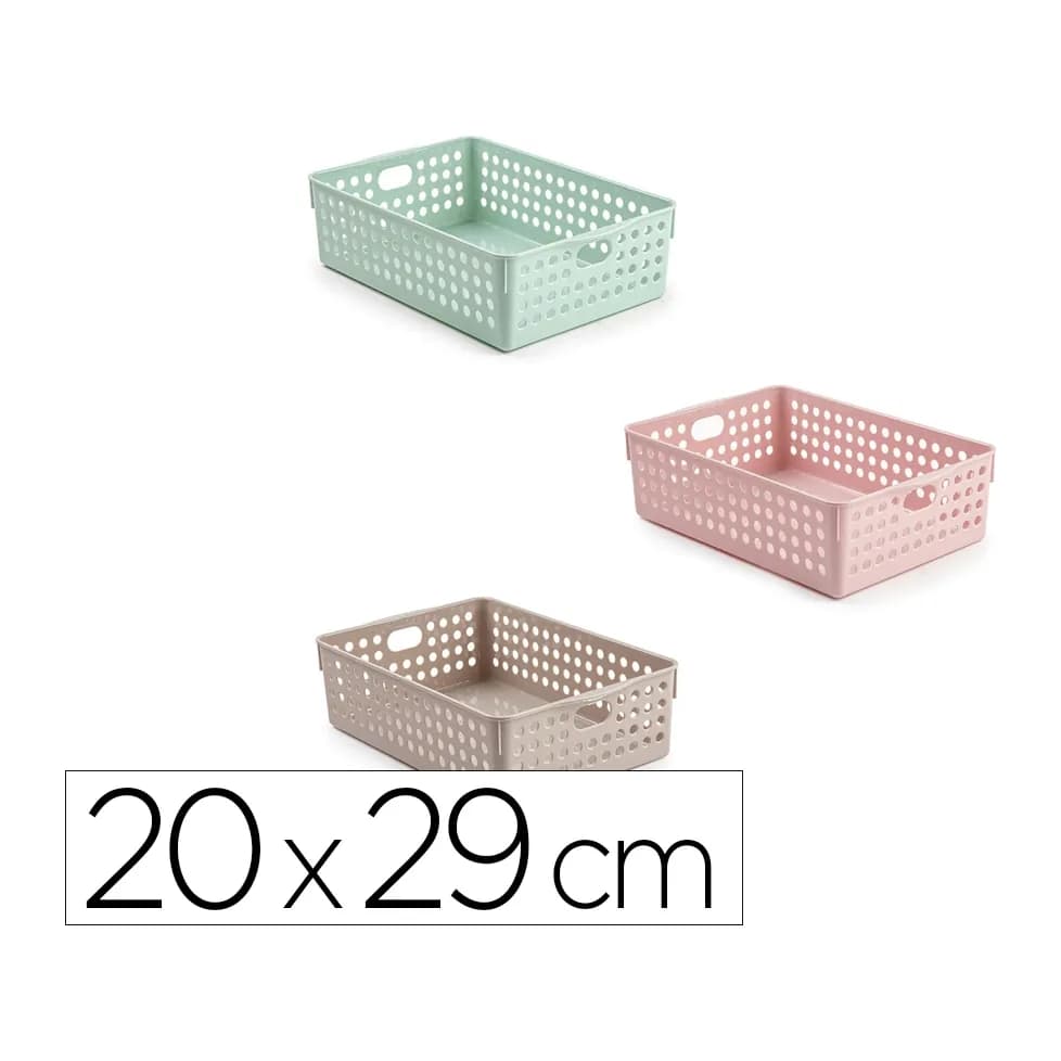 Plasticforte Cesta ordenacion plastiforte atlas nº 3 200x290 mm colores surtidos