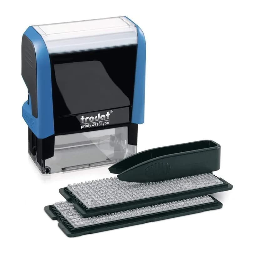 Trodat Sello automatico trodat imprentilla 5 lineas tipo 3mm /4 mm 58x22 cm