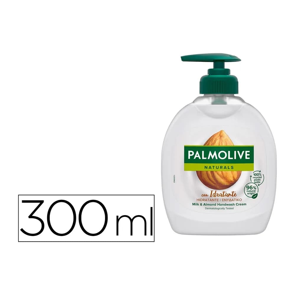 Palmolive Jabon liquido lavamanos palmolive crema leche de almendra bote de 300 ml
