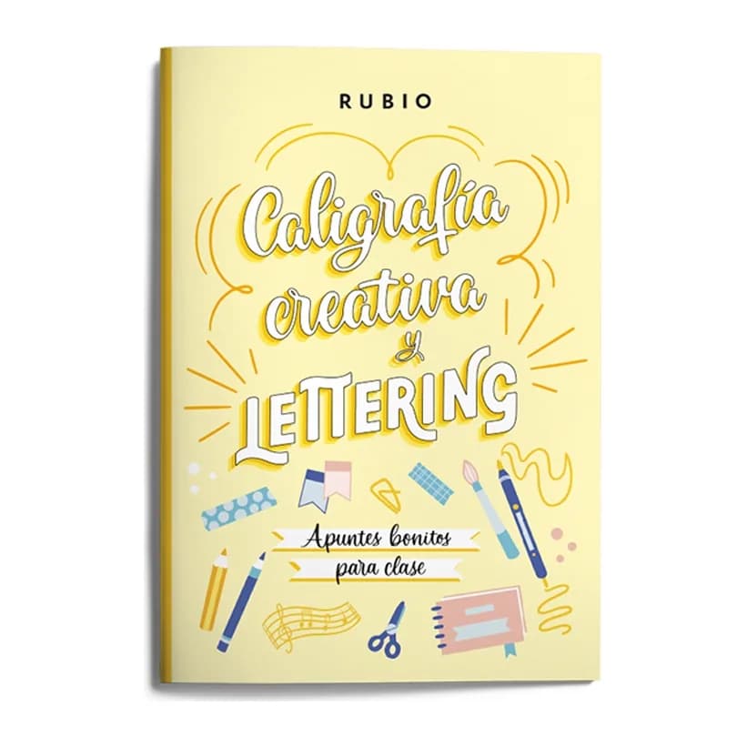 Rubio Cuaderno rubio lettering caligrafia creativa apuntes bonitos para clase