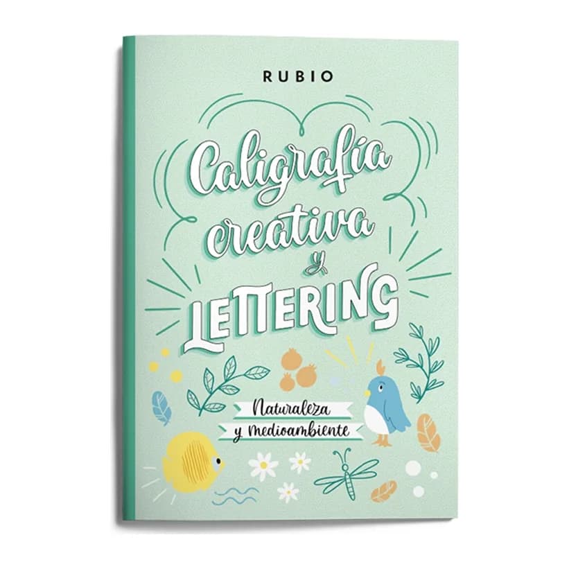Rubio Cuaderno rubio lettering caligrafia creativa naturaleza y medio ambiente