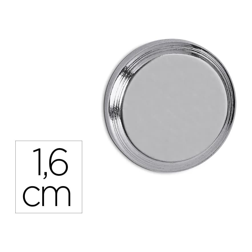 Maul Iman maul cilindrico de neodimio 1,6 cm peso max. 5 kg diametro color plata