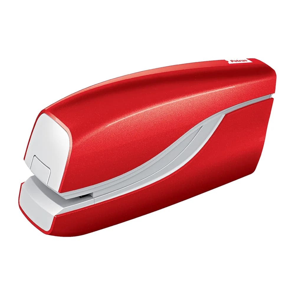 Petrus Grapadora petrus electrica e-310 contactless rojo metalizado capacidad 12 hojas usa grapas nº 10