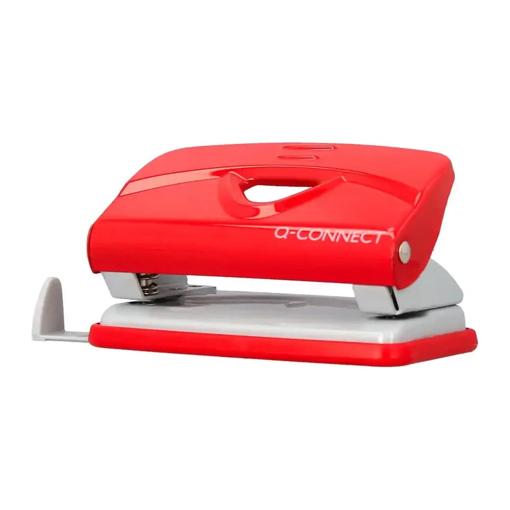 Q-connect Taladrador q-connect kf14216 rojo abertura 1 mm capacidad 10 hojas