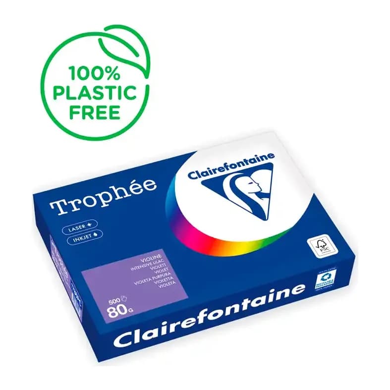 Trophee Papel color trophee a4 80gr violeta intenso paquete de 500hojas