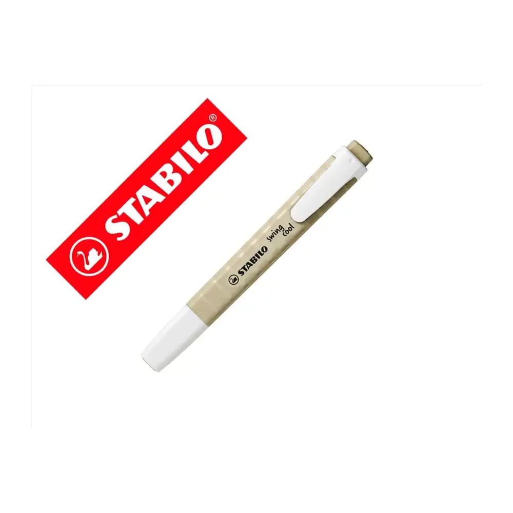 Stabilo Rotulador stabilo fluorescente fino swing cool nature colors verde barro