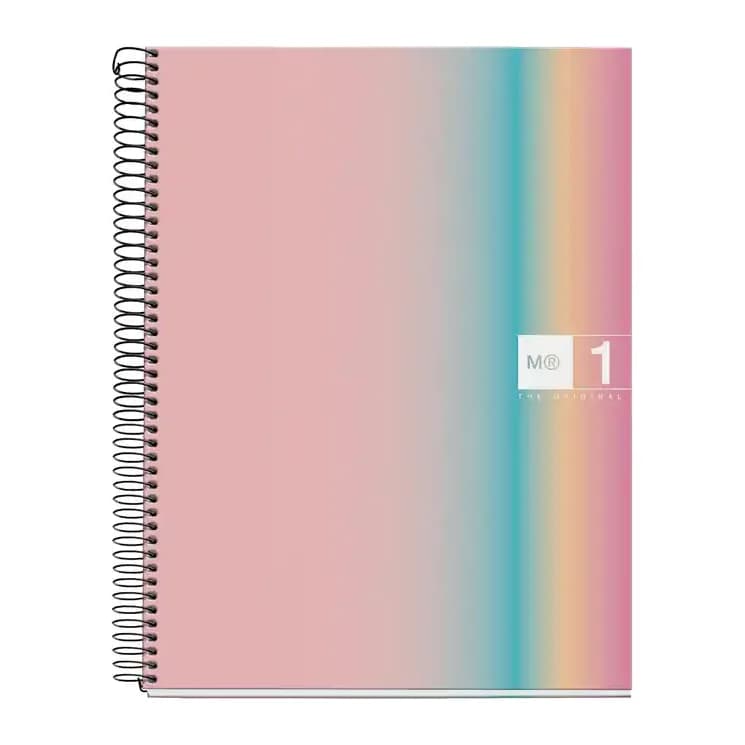 Miquelrius Cuaderno espiral miquelrius din a4 80 hojas 90 gr cuadro 5 mm tapa forrada aurora west