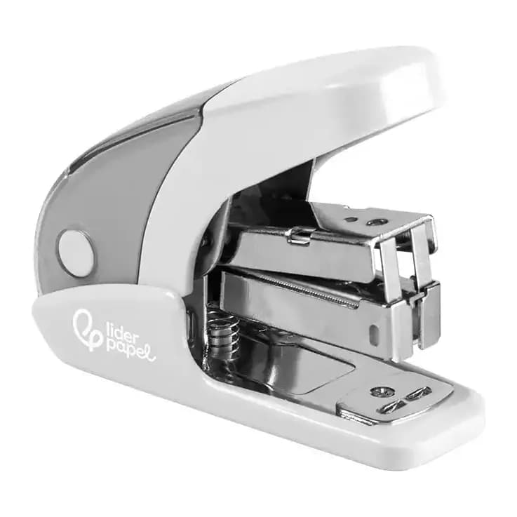 Liderpapel Grapadora liderpapel micro con regalo de caja de 1000 grapas 24/6 26/6 capacidad 20 hojas blanco