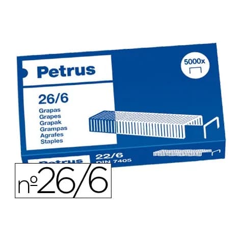 Petrus Grapas petrus nº 26/6 caja de 5000 unidades