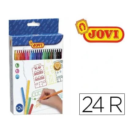 Jovi Rotulador jovi slim caja de 24 unidades colores surtidos