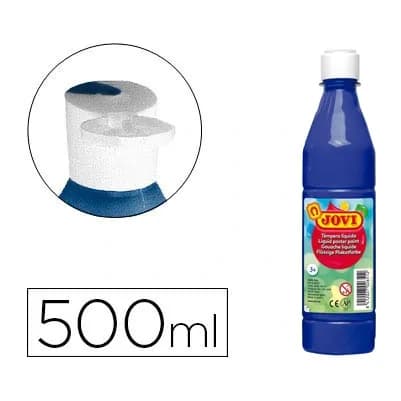 Jovi Tempera liquida jovi escolar 500 ml azul ultramar