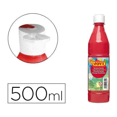 Jovi Tempera liquida jovi escolar 500 ml bermellon