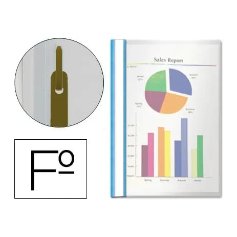 Esselte Carpeta dossier fastener plastico esselte folio