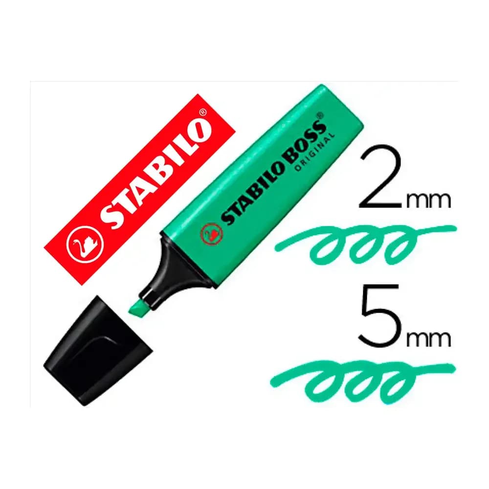 Stabilo Rotulador stabilo boss fluorescente 70 turquesa