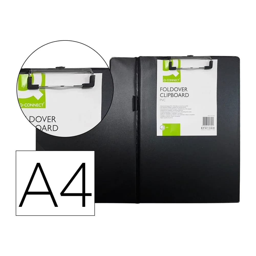 Q-connect Carpeta q-connect miniclips plastico din a4