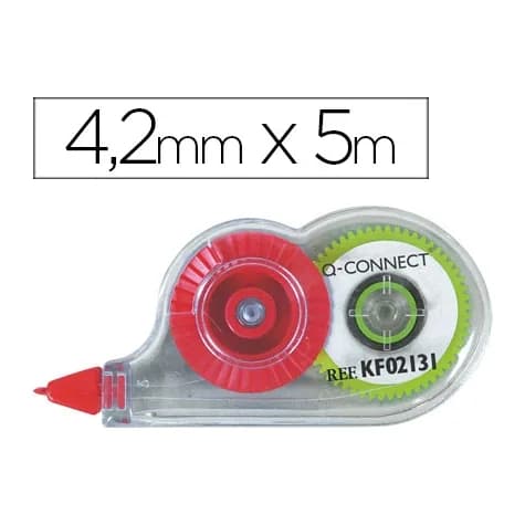 Q-connect Corrector q-connect cinta mini blanco 4,2 mm x 5 mt en blister