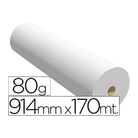 Navigator Papel reprografia ppc para plotter 914x170mt 80gr