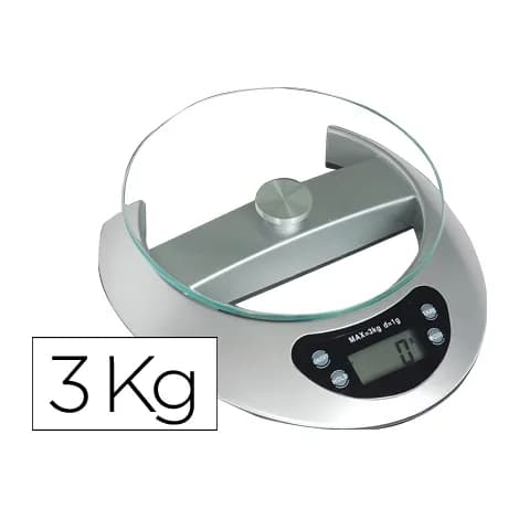Q-connect Bascula de precisión q-connect electronico 3000 gr
